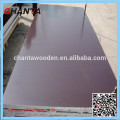 1220X2440 WBP melamina álamo marrón negro laminado madera contrachapada formando madera contrachapada